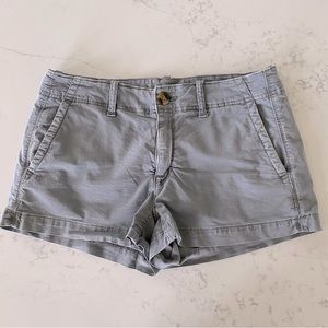 American Eagle shorts, gray, 6